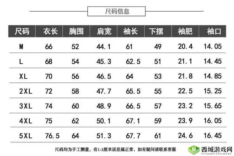 国产尺码与欧洲尺码表 2023-详细解读与对比分析及应用实例