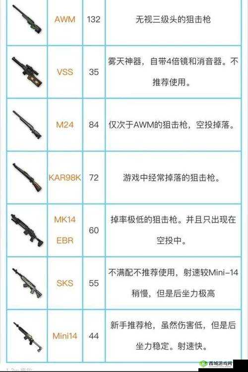 绝地求生手游中AWM狙击枪，两枪必死神器的战术价值与管理使用艺术